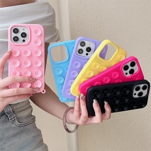 Funda de teléfono con ventosa creativa para <span class=keywords><strong>iPhone</strong></span> 15, 15, 14 Plus, <span class=keywords><strong>13</strong></span>, 12, 11 <span class=keywords><strong>Pro</strong></span>, Max, INS, soporte para dispositivo adicional, funda de silicona suave divertida - Product Image 2