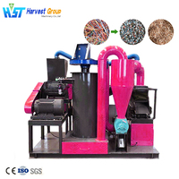 Machine de granulation de câbles à haute productivité, machine de déchiquetage de câbles industrielle