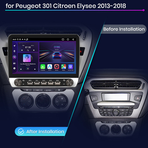 Junsun เครื่องเล่นดีวีดีระบบนำทาง GPS ในรถยนต์, เครื่องเล่นดีวีดีในรถยนต์สำหรับ Peugeot 301 Citroen Elysee 2013 2018เครื่องเสียงสเตอริโอ - Product Image 2