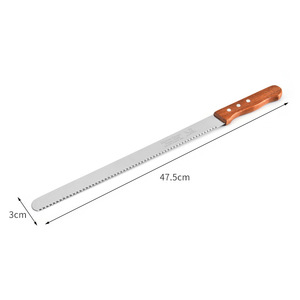 <span class=keywords><strong>Couteau</strong></span> à lame dentelée de 8'', 10'', 12'', 14'', pour trancher le <span class=keywords><strong>pain</strong></span> et les gâteaux, <span class=keywords><strong>couteau</strong></span> à gâteau de mariage pour trancher les pains et les gâteaux - Product Image 4