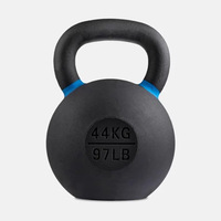 Kettlebell en fonte massif avec anneau coloré, équipement de gym à domicile pour hommes et femmes, peinture électrostatique