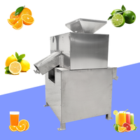 Presse-agrumes industriel en acier inoxydable à double rouleau pour jus de citron et d'orange, pour usine de jus