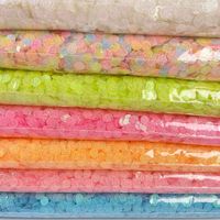 Poudre d'oignon doré Patch pailleté rond de 6mm pour ongles, matériau de remplissage en résine pour bricolage, perles PET