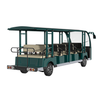 Bus touristique miniature électrique personnalisé de haute qualité, 17 places, moteur AC 72V/7,5KW, style ouvert, mini-bus de tourisme