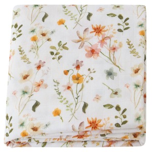 Couverture d'emmaillotage en mousseline de <span class=keywords><strong>coton</strong></span> et de bambou soyeux et doux <span class=keywords><strong>pas</strong></span> <span class=keywords><strong>cher</strong></span> 120*120 cm Serviette d'emmaillotage pour bébé - Product Image 4