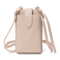 Sac de téléphone portable tendance grande capacité avec poche zippée et porte-cartes, étui de téléphone portable en cuir de créateur à bandoulière