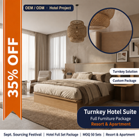 Ensemble complet de mobilier hôtelier sur mesure OEM ODM – Solution clé en main pour suite d'hôtel, hôtel-chalet, appartement et projets hôteliers