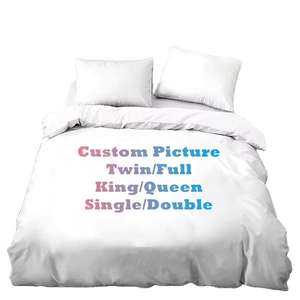 Ropa de <span class=keywords><strong>cama</strong></span> con estampado de MOQ bajo de lujo, Sábana de diseño personalizado, edredón para niños y juego de sábanas para niños dentro de imagen personalizada - Product Image 4