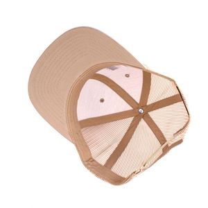 หมวกเบสบอล6แผงหมวก100% ผ้าฝ้ายฟอกสี3D โลโก้ปักโลโก้กำหนดเอง - Product Image 6