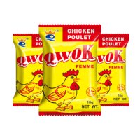 Assaisonnement en poudre naturel 10g pour bouillon de poulet épicé jaune mélangé, qualité HALAL A, durée de conservation 24 mois, meilleure qualité
