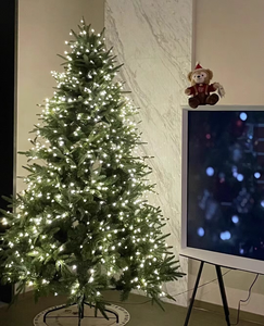 Árbol <span class=keywords><strong>de</strong></span> <span class=keywords><strong>Navidad</strong></span> Artificial <span class=keywords><strong>de</strong></span> PVC Económico <span class=keywords><strong>de</strong></span> 4-12 Pies con Base para Decoración <span class=keywords><strong>de</strong></span> Interiores, Elemento Decorativo Navideño - Product Image 3