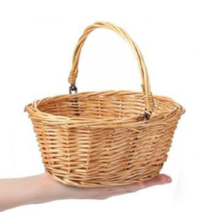 Panier multifonctionnel en osier style ange pour œufs et pommes <span class=keywords><strong>de</strong></span> terre, panier <span class=keywords><strong>de</strong></span> rangement pour courses, panier vide pour légumes et fruits - Product Image 1