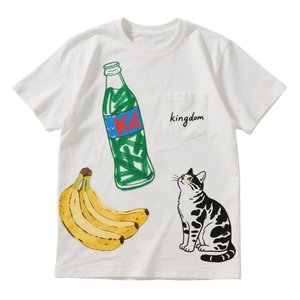 T-shirt à manches courtes décontracté pour hommes pour chat Banana Soda Bottle Print Offre Spéciale Factory Customized Knitted Sweatshirt Pocket Short - Product Image 3