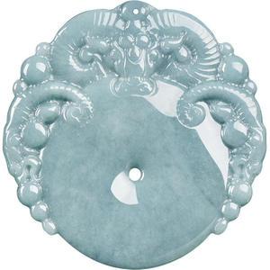 Colgante de Jadeíta Natural con los Doce Signos del Zodiaco, Oveja, Jade Azul Agua, Diseño Original UNISEX, Regalo con Certificado de Tasación DW116 - Product Image 5