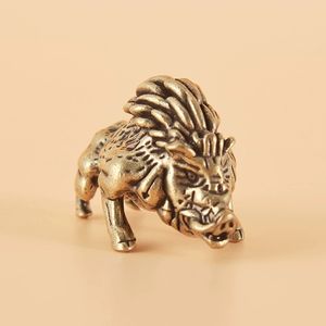 Adornos Artesanales Retro de Cobre Puro con Diseño de Jabalí Salvaje - Product Image 5