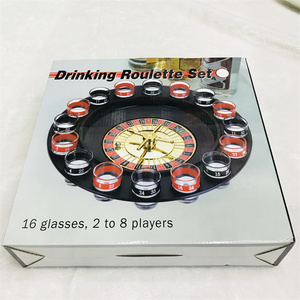 <span class=keywords><strong>Roulette</strong></span> à boire pour adultes, jeu de fête amusant avec 16 verres à shot - Product Image 3