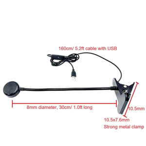 Lampe UV à col de cygne 3W pour le durcissement de la résine, lumière UV USB à clipser pour la fabrication de bijoux, le gel à ongles et les loisirs créatifs - Product Image 3