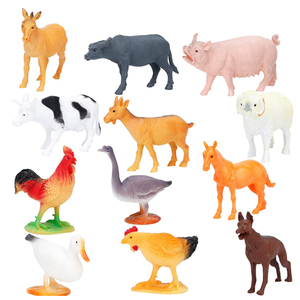 Jouets d'<span class=keywords><strong>animaux</strong></span> de <span class=keywords><strong>ferme</strong></span> en plastique de grande taille en gros, ensemble de jeu de simulation réaliste pour enfants, figurines d'<span class=keywords><strong>animaux</strong></span> en jouet - Product Image 1