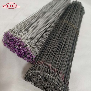 Longteng High Quality Metal 330 Stainless Steel Nylon Heald Wire <b>Weaving</b> <b>Loom</b> 320mm Heddle Part Knitting Textile Machinery - Product Image 2