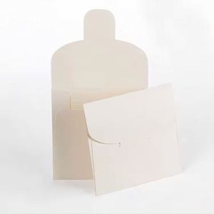 Sobre para Discos CD de Papel Kraft Marrón Grueso de 300 g con Cierre de Lengüeta e Impresión de Logotipo - Product Image 2