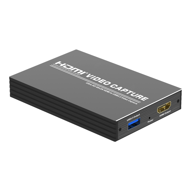Video Capture Card, 4K@30Hz HDMI to USB 3.0 Capture Card, 1080P HD 30fps Live and Record Video Audio Grabber
