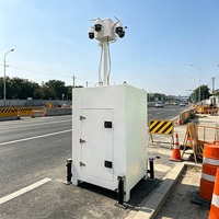 Torre de Seguridad Móvil Multifuncional con Logotipo Personalizado Disponible, con Orificios y Ganchos para Montacargas, Fácil Transporte y Carga