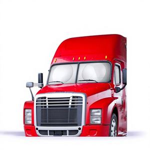 Parasole Pieghevole a Doppio Anello in <span class=keywords><strong>Tessuto</strong></span> Argentato 240T per Camion, Colore Solido, Installazione Adesiva per Parabrezza OLIVER - Product Image 1