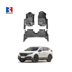 Wholesale Factory Custom 5D TPE <b>Rubber</b> Eco-friendly Waterproof Anti Slip 5D Car <b>Floor</b> Mats 4 Pieces for Honda CRV 2017-2022 - Product Image 2