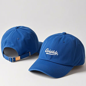 Casquette de baseball brodée bleu foncé personnalisée Chapeaux de baseball réglable Casquette de baseball en vrac pour adultes Sports de plein air - Product Image 3