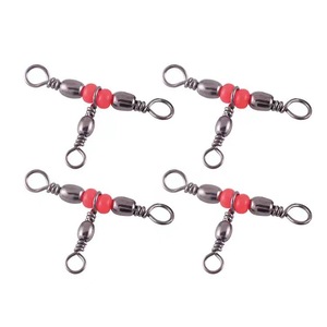 <span class=keywords><strong>Baril</strong></span> pivotant en T à 3 voies <span class=keywords><strong>Triple</strong></span> émerillons de pêche Connecteur de pêche émerillons de <span class=keywords><strong>baril</strong></span> - Product Image 2