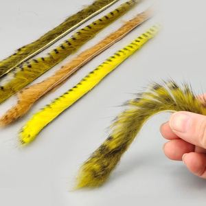 Strisce Premium SNEDA Rabbit Zonker da 3mm con Striature Naturali <span class=keywords><strong>a</strong></span> Tigre per Modelli di Streamer e Esche da <span class=keywords><strong>Pesca</strong></span> - Product Image 4