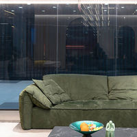 MOONTOP lounge suite sofa set wohnzimmer möbel stoff italienischer luxus europäischer teilbar modulares l-förmiges weiches großes sofa