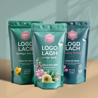 Emballage anti-odeur Doypack à impression personnalisée Emballage zip-lock imprimé de pochette debout en plastique avec logo