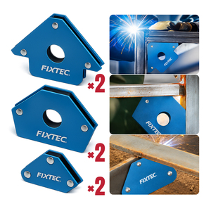 Juego de 6 Soportes Magnéticos Profesionales para Soldadura FIXTEC, Fuerza de Tracción de 9-25 Libras, Imanes de Soldadura en Forma de Flecha Multiángulo - Product Image 1