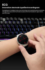 Montre connectée MT200 Health Smartwatch ECG, fréquence cardiaque, température, Android OEM, montres intelligentes, écran AMOLED 1,43', montre connectée pour hommes - Product Image 6
