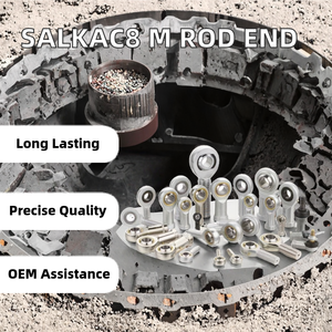 Embouts de tige en acier inoxydable SALKAC8 <span class=keywords><strong>M</strong></span> avec filetage <span class=keywords><strong>m</strong></span>âle SALKAC 8 <span class=keywords><strong>M</strong></span> - Product Image 2