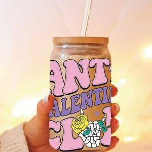 Autocollants UV DTF pour tasses, motifs 'Anti-Valentine <span class=keywords><strong>Babe</strong></span>', 'Crazy Love Club', et 'Spiritual', vente en gros - Product Image 4