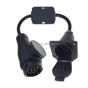 RV <span class=keywords><strong>Trailer</strong></span> cắm <span class=keywords><strong>Adapter</strong></span> - 13 Pin EU vòng để <span class=keywords><strong>4</strong></span> pin chúng tôi phẳng chuyển đổi cho châu Âu để <span class=keywords><strong>Trailer</strong></span> chuyển đổi - Product Image 6