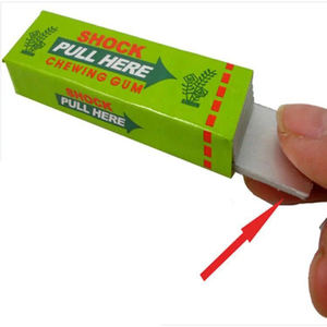 Jouet amusant de sécurité, <span class=keywords><strong>blague</strong></span>, jouet électrique à choc, tirer sur le chewing-gum, jouet original pour enfants - Product Image 3