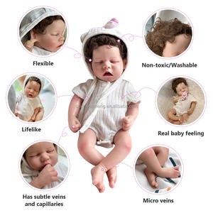 <span class=keywords><strong>Cuerpo</strong></span> <span class=keywords><strong>completo</strong></span> 100% <span class=keywords><strong>platino</strong></span> <span class=keywords><strong>silicona</strong></span> Bebe <span class=keywords><strong>Reborn</strong></span> Baby Doll 13 pulgadas tacto suave realista moda muñeca suave juguete lavable regalo familiar - Product Image 4