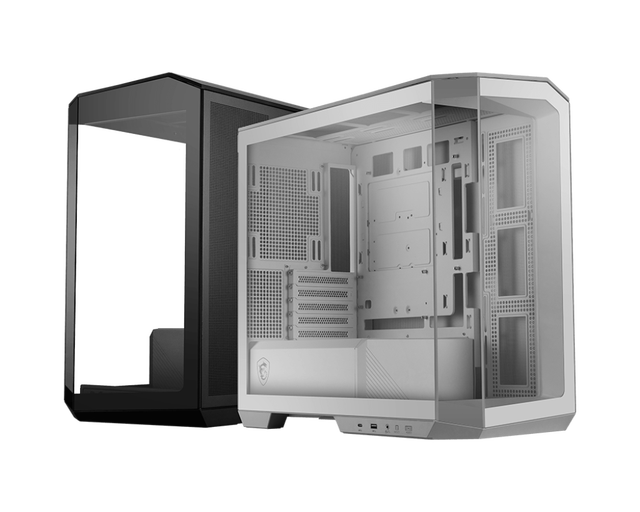 MSI PANO M100L PZ WHITE PC CASE Supports M-ATX Motherboard 360 Cold Position Simple Graphics Card Bracket White