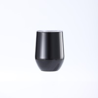 12oz en forme d'oeuf en acier inoxydable à double paroi isolé sous vide gobelet à vin flacons et tasse thermos