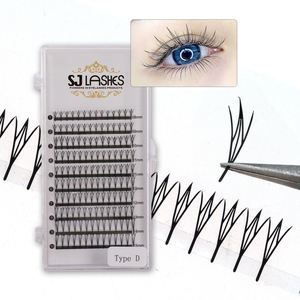 Extensions de cils vegan faites à la main de qualité supérieure en gros, noir mat 05 07 <span class=keywords><strong>volume</strong></span> 8-25 mm, extensions de cils anime - Product Image 6