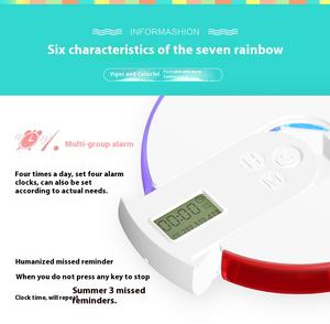 صندوق وسادة إلكتروني محمول للسفر مصمم حديثًا مع وظيفة تذكير المؤقت ، وهذا صندوق وسادة ذكي. - Product Image 3