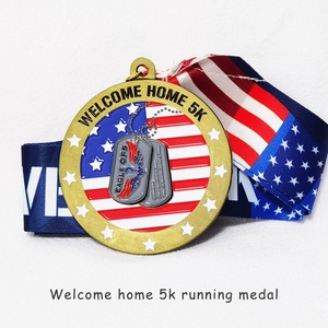 Fabricants de médailles d'honneur en or, argent et bronze pour marathon, vente en gros de médailles sportives en métal, médailles de course personnalisées pour marathon - Product Image 5