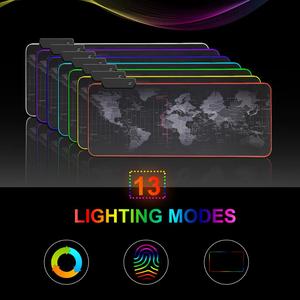 Personnalisé vente en gros grande <span class=keywords><strong>carte</strong></span> du monde étendue base en caoutchouc RVB led noir <span class=keywords><strong>tapis</strong></span> <span class=keywords><strong>de</strong></span> bureau <span class=keywords><strong>de</strong></span> jeu <span class=keywords><strong>tapis</strong></span> <span class=keywords><strong>de</strong></span> souris <span class=keywords><strong>tapis</strong></span> <span class=keywords><strong>de</strong></span> bureau pour joueur - Product Image 2