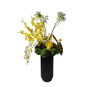 <span class=keywords><strong>Set</strong></span> di Fiori Artificiali Gialli a Forma di Farfalla Feng Shui per Decorazione Hall Hotel Idea Regalo di Benvenuto - Product Image 6