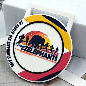 Medaglie personalizzate in PVC Sport Running bambini medaglia campione della <span class=keywords><strong>lega</strong></span> personalizzato in PVC morbido in gomma medaglia - Product Image 5