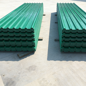 Tôles d'acier galvanisé ondulé prélaqué pour revêtement de sol <span class=keywords><strong>en</strong></span> béton, passerelles et toitures, épaisseur 0,12-0,5 mm - Product Image 5