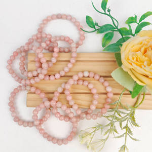 חם מוכר תכשיטי אופנה 6 מ "מ חרוזים אבן טבעית צמיד אופל ורוד קישוט - Product Image 3